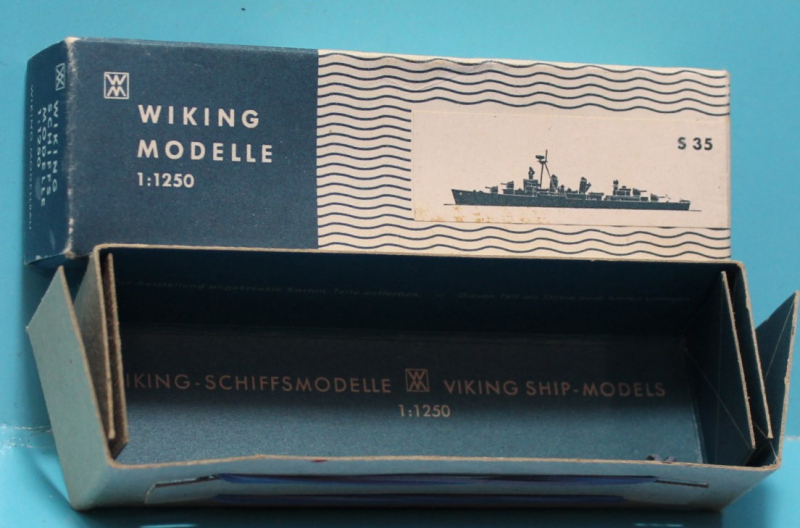 WM 529 destroyer "Fletcher" Original wrapping (1 p.) Wiking S 35